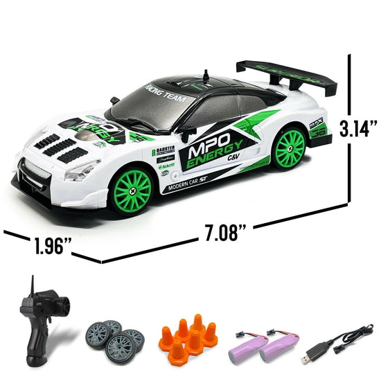 RACENT Drift King: 1:24 4WD RC, 10MPH, LED Lights EXHOBBY Dealer.