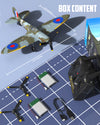 VOLANTEXRC Spitfire Scale Warbird RC Airplane for Beginners with Xpilot Stabilization System