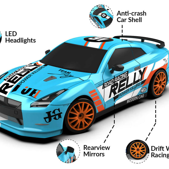 RACENT Thrill Rider: 1:24 4WD, 10MPH, LED, Racing/Drift EXHOBBY Dealer.