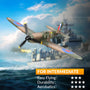 VOLANTEXRC Spitfire 4ch Remote Control Airplane for Beginners with Xpilot Stabilization System