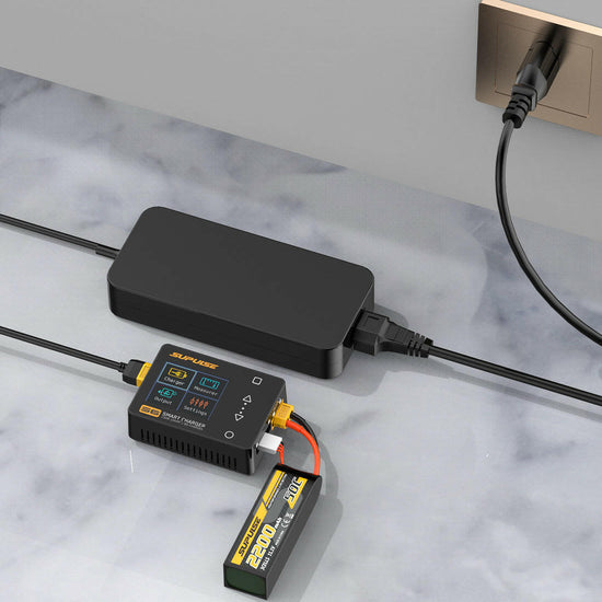 SUPULSE ADP200 - 200W RC Charger Adapter with XT60, Safety Certified