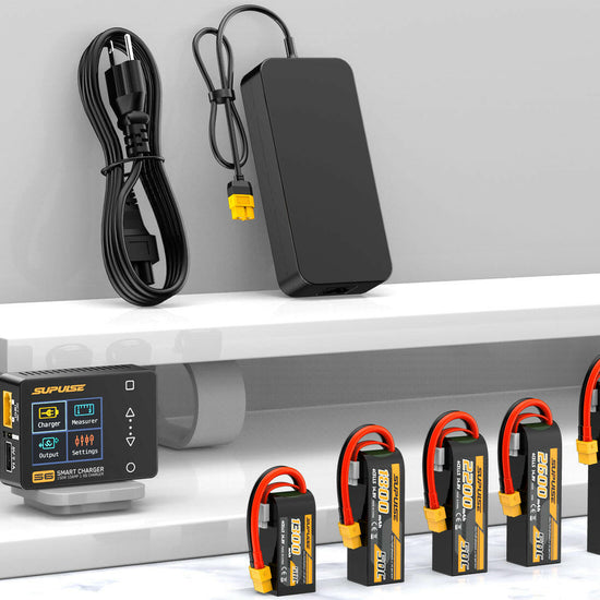 SUPULSE ADP200 - 200W RC Charger Adapter with XT60, Safety Certified