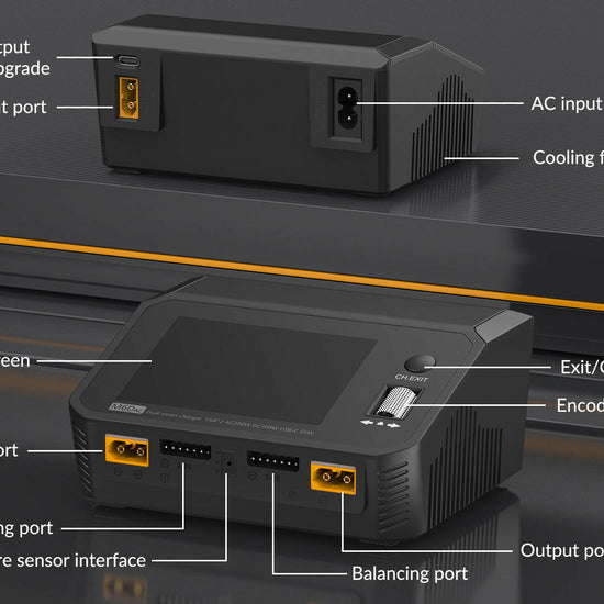 SUPULSE M6DAC-High-Speed Dual Lipo Charger for Diverse Batteries