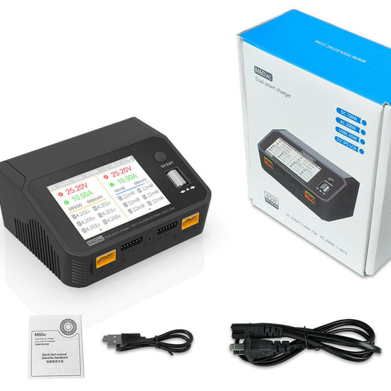 SUPULSE M6DAC-High-Speed Dual Lipo Charger for Diverse Batteries