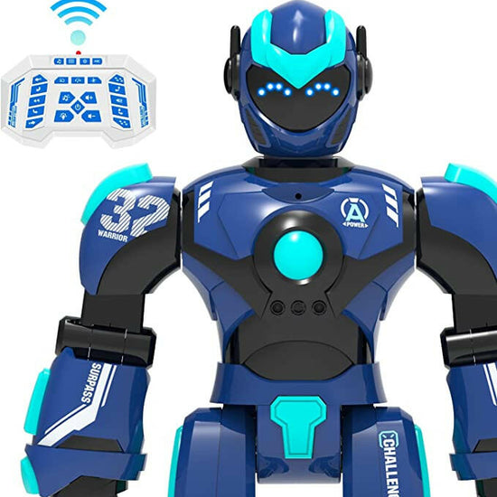 STEMTRON Intelligent Voice Controlled Smart Remote Control Robot for Kids(Blue).