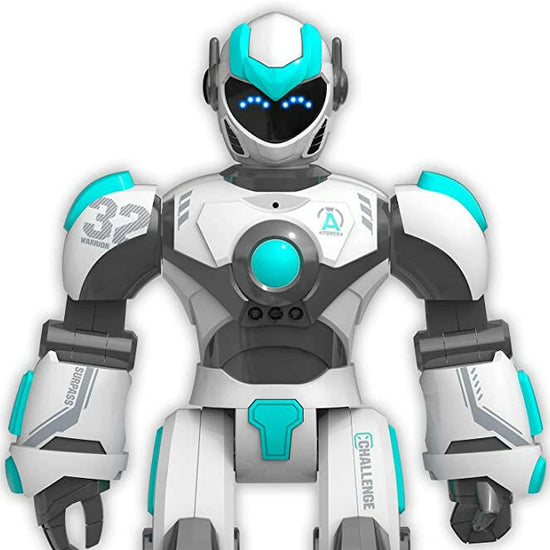 STEMTRON Intelligent Voice Controlled Smart Remote Control Robot for Kids（white）.