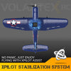 VOLANTEXRC Corsair F4U Scale RC Warbird Airplane Gyro Stabilizer One key Aerobatic EXHOBBY Dealer.