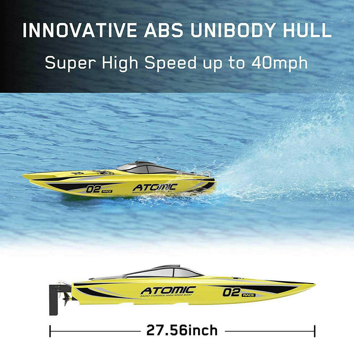 VOLANTEXRC Atomic 45mph High Speed Brushless Remote Control RC