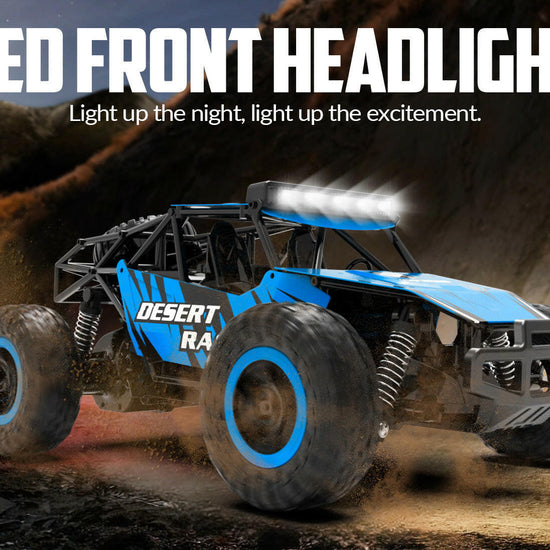 Racent 1:16 Scale All-Terrain Remote Control Rock Crawler Desert Racer (blue) EXHOBBY Dealer.