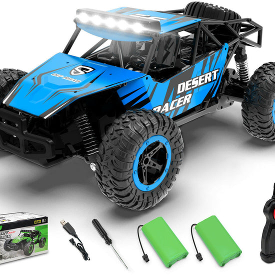 Racent 1:16 Scale All-Terrain Remote Control Rock Crawler Desert Racer (blue) EXHOBBY Dealer.