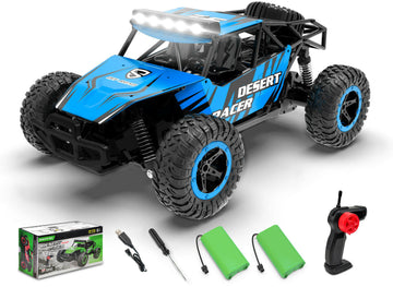 Racent 1:16 Scale All-Terrain Remote Control Rock Crawler Desert Racer (blue) EXHOBBY Dealer.