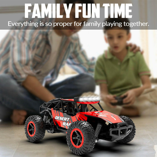 RACENT Desert Racer 1/16 RC Car for Kids All Terrain Remote Control Car RC Rock Crawler EXHOBBY Dealer.