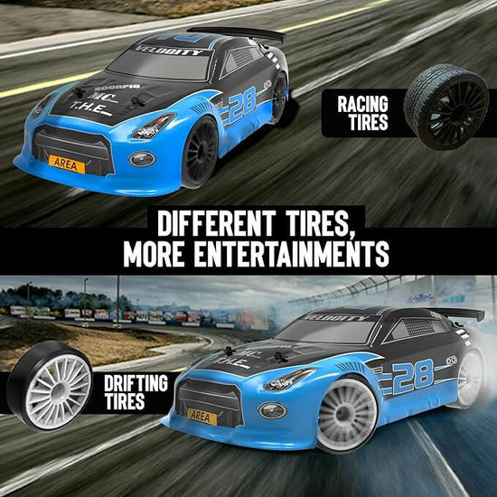 RACENT 1:14 4WD Drift Car with Driftitng & Racing Tires-EXHOBBY