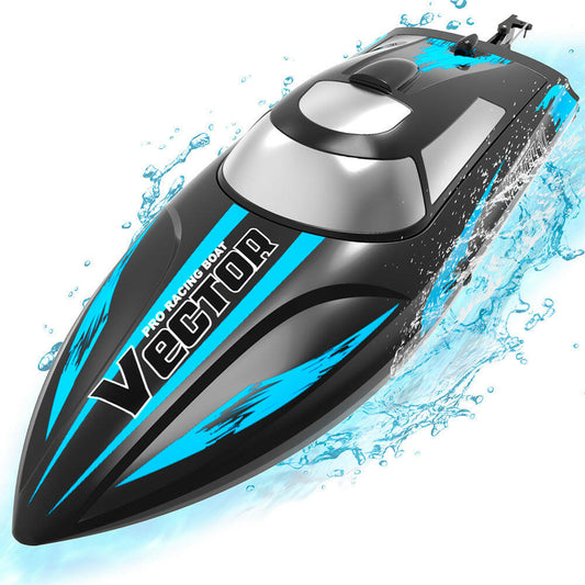 VOLANTEXRC Vector30 Mini Self Righting RC Pool Boat for Kids and Adults RTR Black EXHOBBY Dealer.