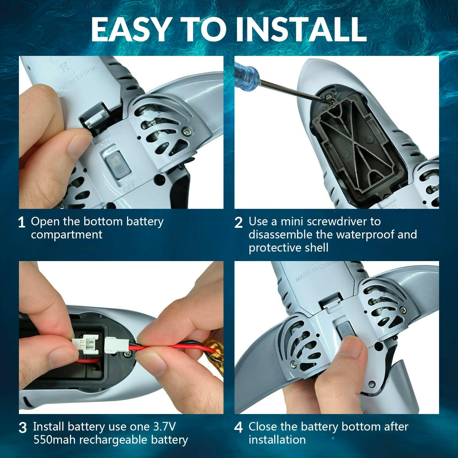 VOLANTEXRC RC Shark Toys Great Gift For Kids. EXHOBBY Dealer.